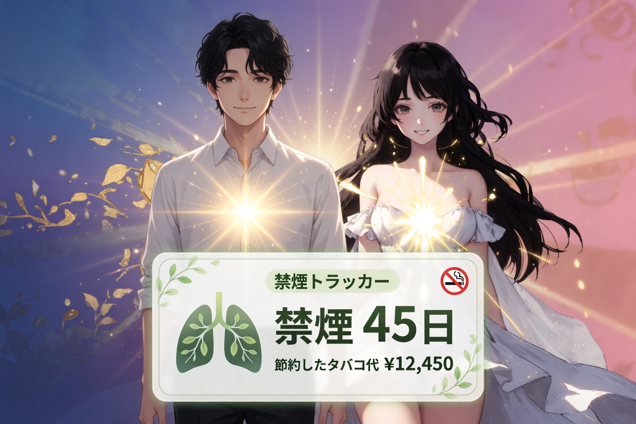 禁煙トラッカー、公開しました