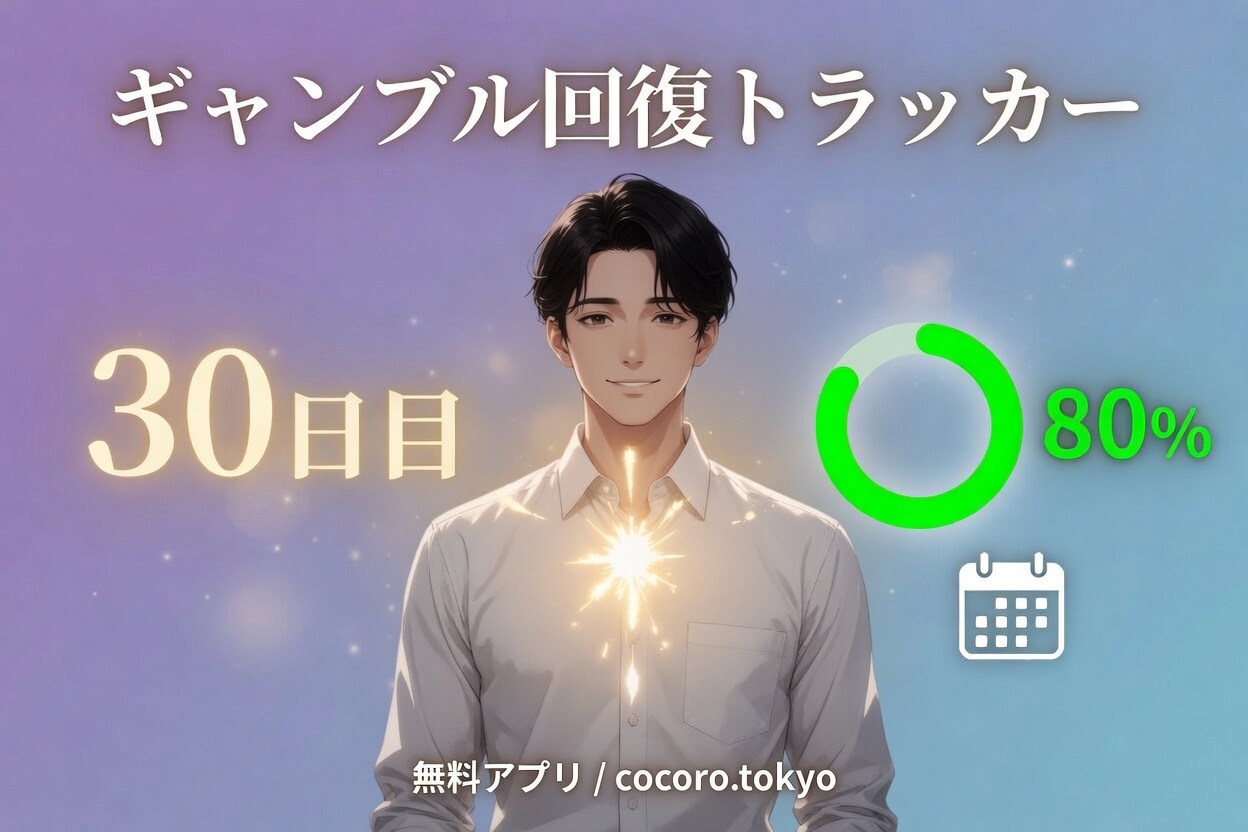 ギャンブル回復トラッカーを新しく追加しました