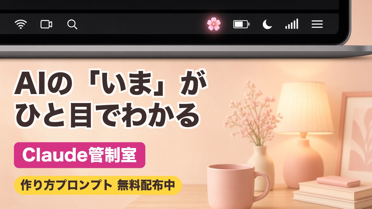 AIの「いま」がひと目でわかる Claude管制室